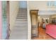Elegant entryway including a staircase that leads to the upper floors and an open floorplan at 966 Waterway Ln., Myrtle Beach, SC 29572