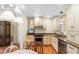 Bright kitchen boasting great counter space, modern appliances, and a view of the living room at 966 Waterway Ln., Myrtle Beach, SC 29572