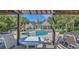 Community pool surrounded by lush landscaping, offering a relaxing outdoor retreat at 9780 Leyland Dr. # 112, Myrtle Beach, SC 29572