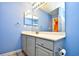 Bathroom featuring vanity with updated sink and hardware at 990 Palisade Circle, Myrtle Beach, SC 29577