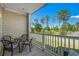 Enjoy the view of the lush golf course and tranquil pond from this balcony at 1001 World Tour Blvd. # 203, Myrtle Beach, SC 29579