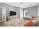 Bright bedroom with twin beds featuring sea-themed decor, dresser, and large window at 1001 World Tour Blvd. # 203, Myrtle Beach, SC 29579
