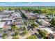Aerial view of downtown, featuring businesses, streets, and lush green trees at 1015 Elm St. # 4, Conway, SC 29526