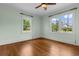 Bedroom featuring two large windows offering a great view at 115 Ford Ave, Mullins, SC 29574