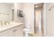 Clean bathroom featuring a vanity and view to connecting rooms at 1367 Bermuda Grass Dr., Myrtle Beach, SC 29579