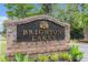 Attractive brick and granite sign for Brighton Lakes community at 1367 Bermuda Grass Dr., Myrtle Beach, SC 29579