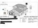 Architectural elevation drawing showcases a future two-story home with stone details at 140 Palmetto Harbour Dr., North Myrtle Beach, SC 29582