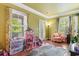 Playroom or bedroom with hardwood floors, an area rug, and window views at 1516 James Island Ave., North Myrtle Beach, SC 29582