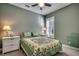 Guest bedroom with window shutters, bedside tables, and a calming, muted color palette at 1903 Francis Ct., Myrtle Beach, SC 29577