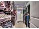 Walk-in closet features custom shelving and ample storage space at 1903 Francis Ct., Myrtle Beach, SC 29577