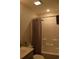 Clean bathroom featuring a shower/tub combo and a modern vanity at 224 Fishburn Dr., Conway, SC 29526