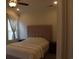 Cozy bedroom featuring a comfortable bed, neutral decor, and natural light from the window at 224 Fishburn Dr., Conway, SC 29526