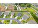 Overview of the neighborhood highlighting the house, the surrounding yards, and nearby homes at 232 Red Maple Loop, Longs, SC 29568