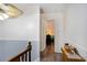 Hallway with neutral walls and wood-look flooring leading to other rooms at 238 Robin Dr., Georgetown, SC 29440