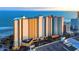 Oceanfront condo resort featuring multiple high-rise buildings with direct beach access and ample parking at 2710 N Ocean Blvd. # 402, Myrtle Beach, SC 29577