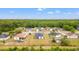 Residential neighborhood offering mature trees and a mix of home styles, captured in an aerial view at 2951 Mary Hines Ln., Georgetown, SC 29440