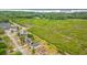 Breathtaking aerial view of Winyah Bay waterfront near a vibrant real estate community at 2951 Mary Hines Ln., Georgetown, SC 29440