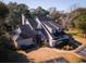 Aerial view of the charming home showcasing the mature landscaping and community parking at 306 Westbury Ct. # 2-B, Myrtle Beach, SC 29572