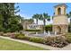 Community entrance sign with water feature, landscaping and stone architecture at 3334 Volterra Way # 3334, Myrtle Beach, SC 29579