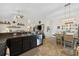 Open-concept kitchen and dining area with modern stainless appliances at 362 Shallow Cove Dr., Conway, SC 29527