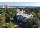 An aerial view of the multi-story condo complex near the ocean at 415 Ocean Creek Dr. # 2245, Myrtle Beach, SC 29572