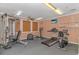 A well-equipped workout room with modern exercise machines and neutral colored walls at 415 Ocean Creek Dr. # 2245, Myrtle Beach, SC 29572