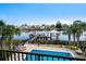 Backyard featuring a private pool, dock, and waterfront views at 4832 Williams Island Dr., Little River, SC 29566