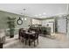 Open dining room with a view of the kitchen and living room at 4895 Luster Leaf Circle # 304, Myrtle Beach, SC 29577