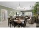 Cozy dining room with easy access to the kitchen and a view of the living room at 4895 Luster Leaf Circle # 304, Myrtle Beach, SC 29577