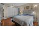 Inviting bedroom with a comfortable bed, closet, and tasteful decor at 501 Maison Dr. # G-7, Myrtle Beach, SC 29572