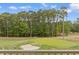 Scenic view of a lush golf course with manicured greens and mature trees from a home balcony at 5840 Longwood Dr. # 303, Murrells Inlet, SC 29576