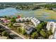 Aerial view of the homes nestled among the trees and waterways at 600 48Th Ave. S # 201, North Myrtle Beach, SC 29582