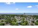 Aerial view of a neighborhood and house with address 5622 Tern Drive near the ocean at 6001 South Kings Hwy., Myrtle Beach, SC 29575