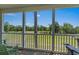 Enjoy this incredible golf course view from the condo's spacious covered screened porch at 650 River Oaks Dr. # 46I, Myrtle Beach, SC 29579
