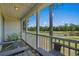 Enjoy this golf course view from the condo's spacious covered and screened in porch at 650 River Oaks Dr. # 46I, Myrtle Beach, SC 29579