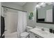 Bathroom featuring a shower/tub combination and a vanity at 650 River Oaks Dr. # 46I, Myrtle Beach, SC 29579