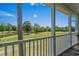 Scenic golf course views from the home's private outdoor patio at 650 River Oaks Dr. # 46I, Myrtle Beach, SC 29579