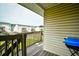 Outdoor balcony with grill and view of the complex at 755 Burcale Rd. # D6, Myrtle Beach, SC 29579