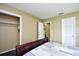 Comfortable bedroom with closet and view to the hallway at 755 Burcale Rd. # D6, Myrtle Beach, SC 29579