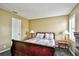 Comfortable bedroom with a large bed, window, and dresser at 755 Burcale Rd. # D6, Myrtle Beach, SC 29579