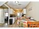 Eat-in kitchen featuring white cabinets and stainless appliances at 755 Burcale Rd. # D6, Myrtle Beach, SC 29579