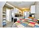 Bright kitchen features white cabinets, modern appliances, and tile flooring at 755 Burcale Rd. # D6, Myrtle Beach, SC 29579