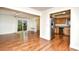 Spacious living room featuring hardwood floors, bright windows, and modern finishes at 816 Kittiwake Ln., Murrells Inlet, SC 29576