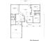 A floor plan for a single-Gathering home with an open kitchen and Gathering room concept, and a Primary suite at 922 Padgett Lane, Conway, SC 29526