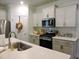Modern kitchen with stainless steel appliances and white backsplash adding elegance and functionality at 932 Mildred Ct., Murrells Inlet, SC 29576