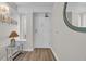 Inviting condo hallway with beach decor at 101 Ocean Creek Dr. # Dd7, Myrtle Beach, SC 29572