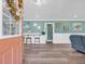 Inviting living room area as seen through front door; breakfast bar visible in distance at 1014 Thomas Ave., North Myrtle Beach, SC 29582
