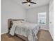 Well-lit bedroom with a comfortable bed and neutral decor, perfect for relaxation at 112 Carolina Lakes Blvd., Myrtle Beach, SC 29588