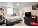 Cozy bedroom with a comfortable bed and natural light at 113 Woodland Dr., Murrells Inlet, SC 29576