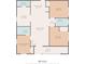Detailed floor plan showcasing the layout with living room, foyer, bedrooms, and kitchen in 1161 sq ft at 113 Woodland Dr., Murrells Inlet, SC 29576